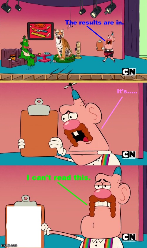 Use this new meme | image tagged in can't read this,uncle grandpa | made w/ Imgflip meme maker