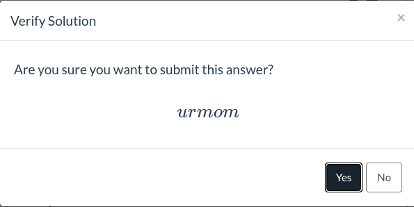 Are you sure you want to submit this answer Blank Meme Template