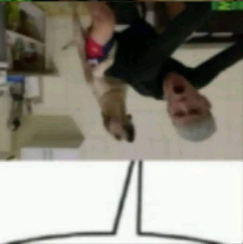 message above flipped Blank Meme Template