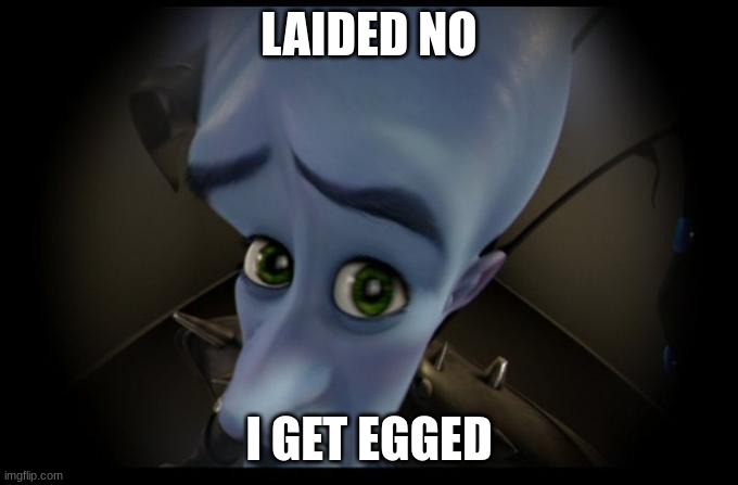 No B****es? | LAIDED NO; I GET EGGED | image tagged in no b es | made w/ Imgflip meme maker