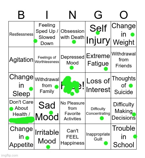 Sad | image tagged in depression bingo 1 | made w/ Imgflip meme maker
