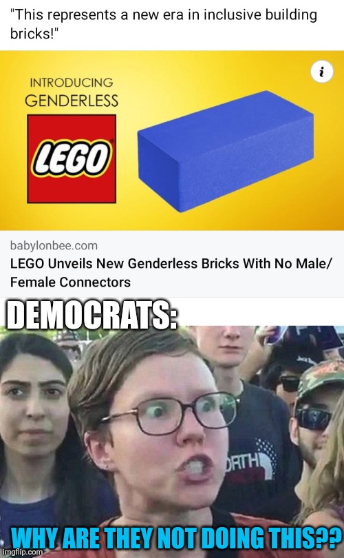 THIS WILL PROBABLY HAPPEN SOONER OR LATER | DEMOCRATS:; WHY ARE THEY NOT DOING THIS?? | image tagged in blank white template,triggered liberal,democrats,politics | made w/ Imgflip meme maker