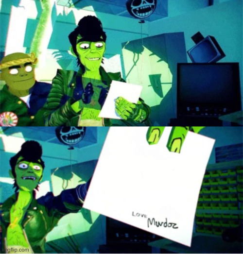 Murdoc Niccals's Autograph | image tagged in murdoc niccals's autograph | made w/ Imgflip meme maker