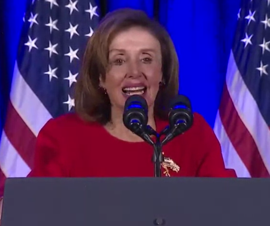 High Quality Nancy Pelosi Speaking Blank Meme Template