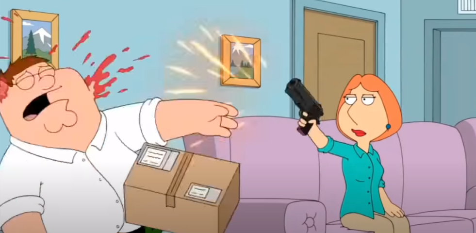 High Quality Lois Kills Peter Blank Meme Template