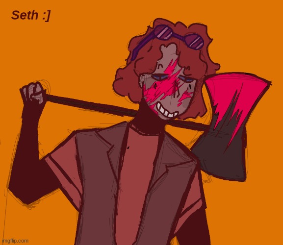 sooo uh- i redrew that HTF oc that kitty queen made for me- i LOVE HIMMMMMMMM | made w/ Imgflip meme maker