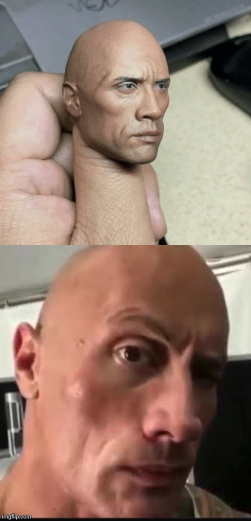 The rock eyebrow raise - Imgflip