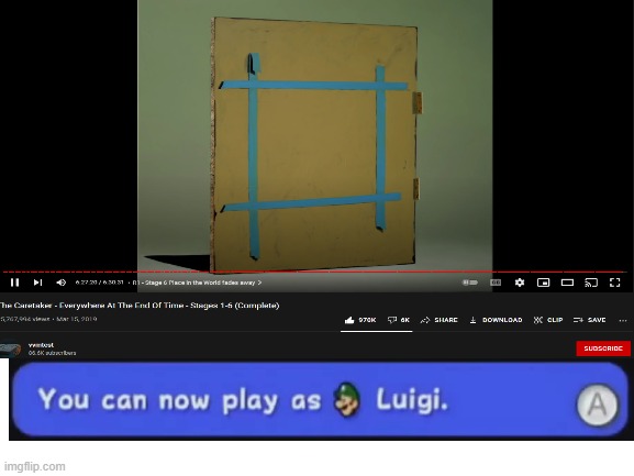 You can now play as Luigi (EATEOT meme) | image tagged in memes | made w/ Imgflip meme maker