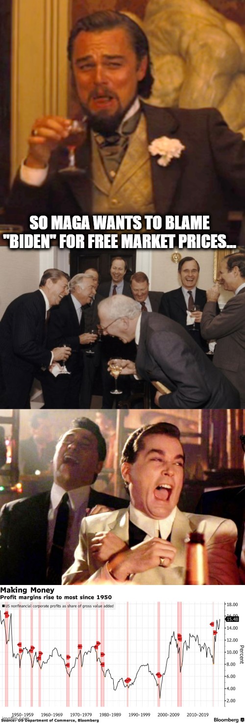 Lying about the causes of a problem, wont fix them. | SO MAGA WANTS TO BLAME "BIDEN" FOR FREE MARKET PRICES... | image tagged in memes,politics,economy,democracy,free market,corporate greed | made w/ Imgflip meme maker