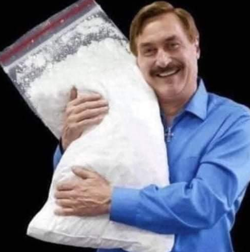 High Quality My Pillow Guy Blank Meme Template