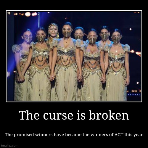 Congrats to Mayyas for winning AGT this season | image tagged in funny,demotivationals,agt,lebanon,dancers,winner | made w/ Imgflip demotivational maker