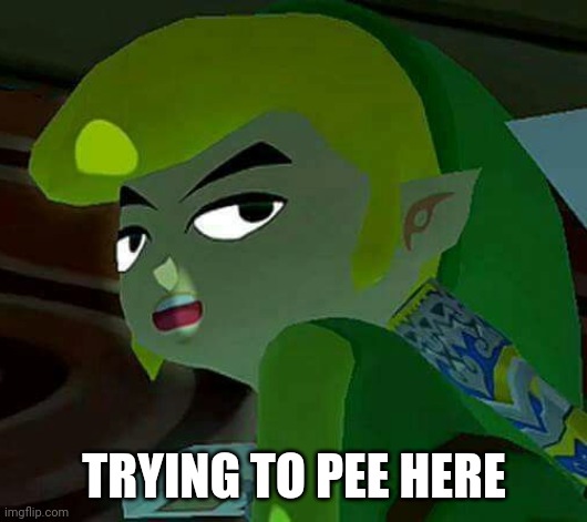 TRYING TO PEE HERE | made w/ Imgflip meme maker