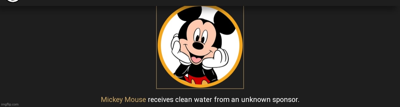 Mickey Does Need Water | made w/ Imgflip meme maker