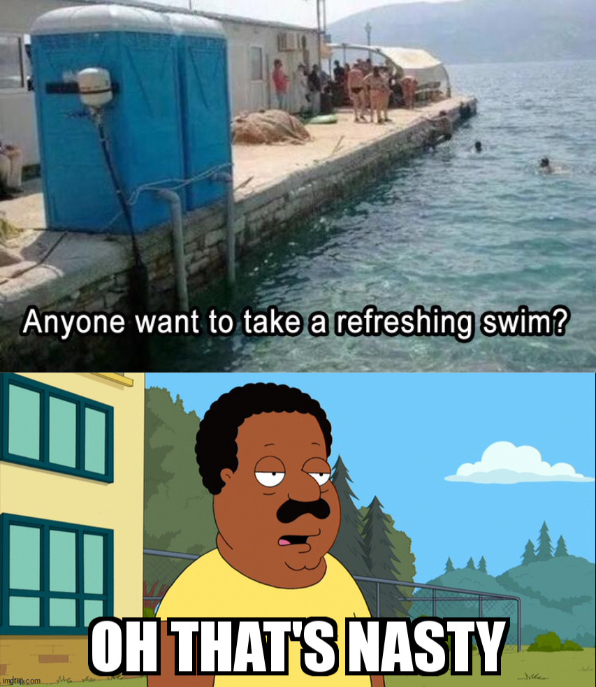 image tagged in cleveland brown oh that's nasty,you had one job | made w/ Imgflip meme maker