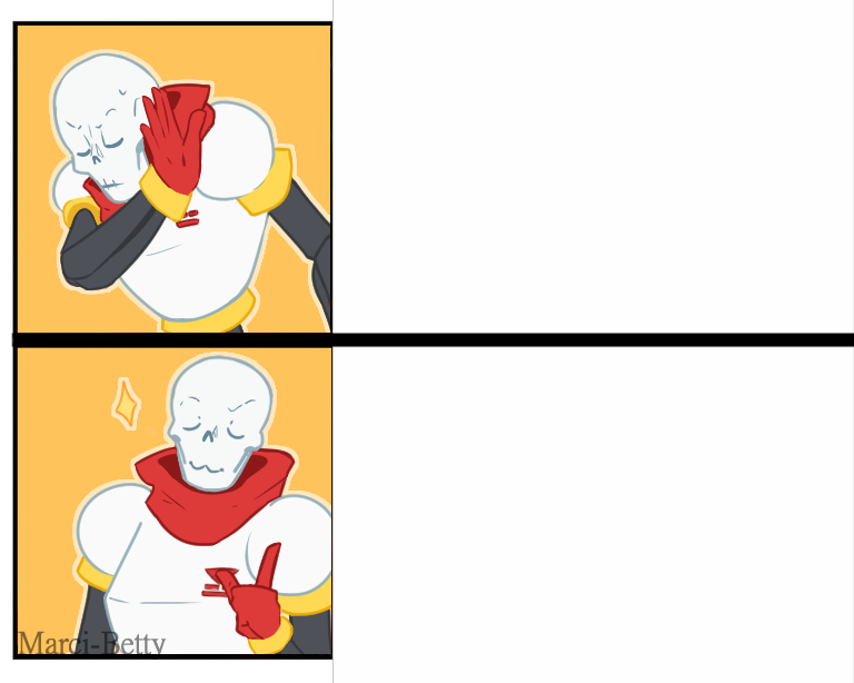 High Quality Papyrus hotline bling Blank Meme Template