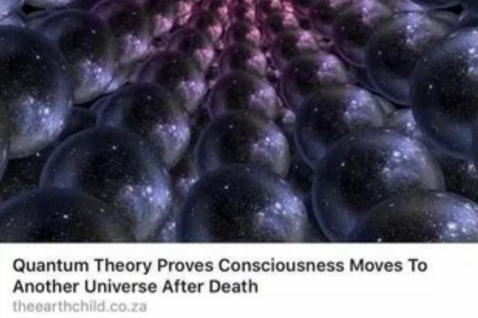 Quantum Theory Proves Consciousness Moves To Another Universe Blank Meme Template