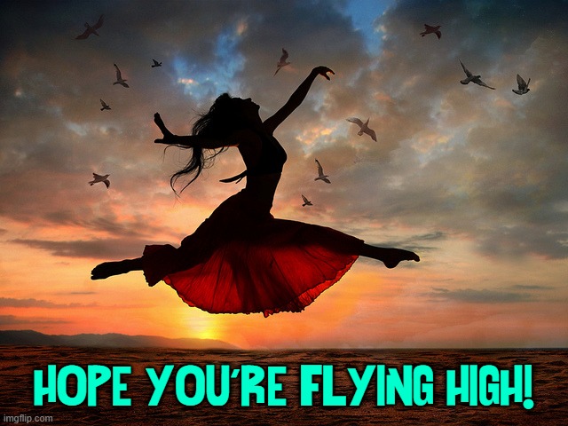 HOPE YOU'RE FLYING HIGH! | made w/ Imgflip meme maker