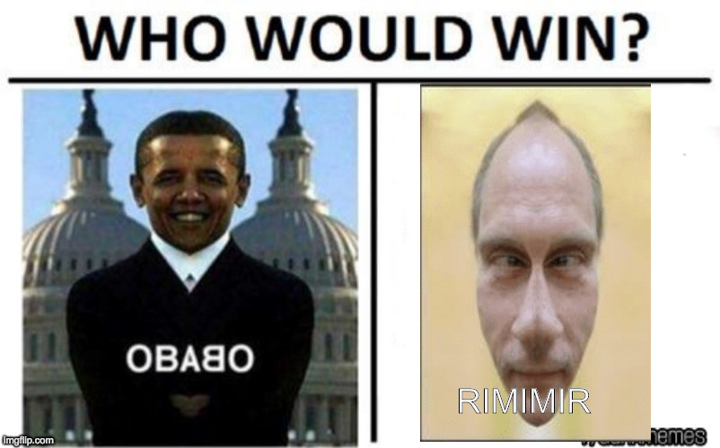 who would win | RIMIMIR | image tagged in who would win | made w/ Imgflip meme maker