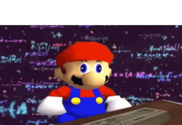 High Quality Mario Thinking Blank Meme Template