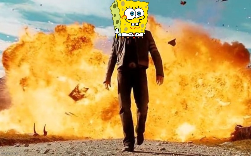 Guy Walking Away From Explosion | image tagged in guy walking away from explosion | made w/ Imgflip meme maker