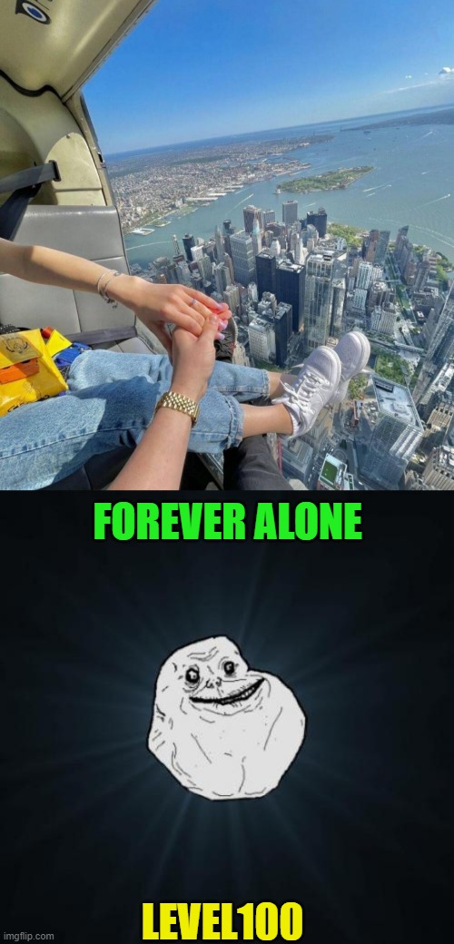 forever alone level 100 | FOREVER ALONE; LEVEL100 | image tagged in forever alone | made w/ Imgflip meme maker