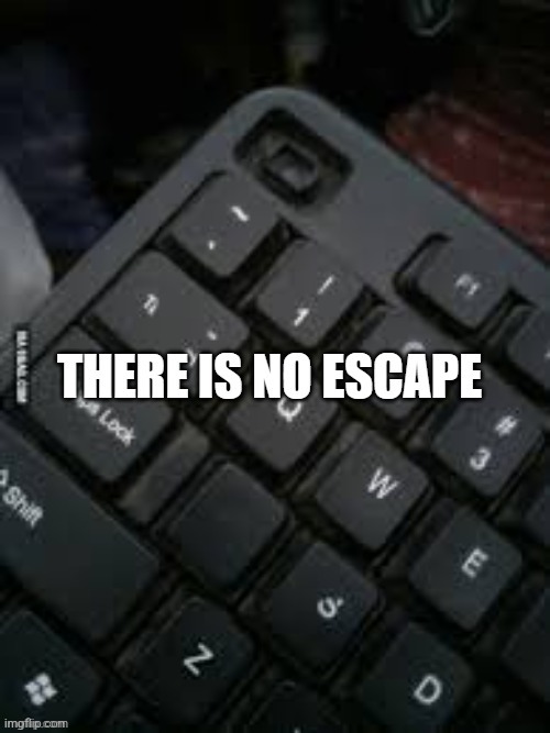 No Escape | image tagged in no escape | made w/ Imgflip meme maker