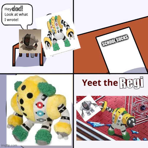 Prove me wrong, its the only time I can look at memes and play Cookie Clicker | SCHOOL SUCKS | image tagged in yeet the regi registeel edition | made w/ Imgflip meme maker