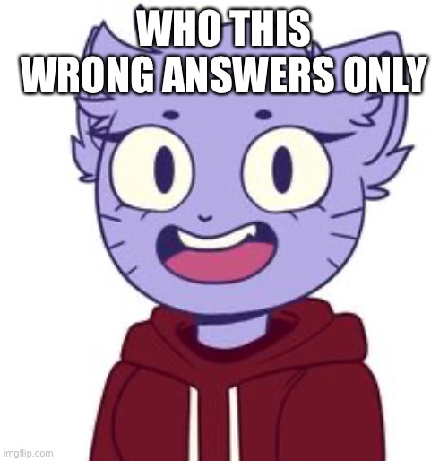 WHO THIS WRONG ANSWERS ONLY | made w/ Imgflip meme maker