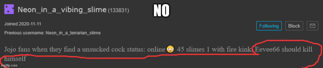 no | NO | made w/ Imgflip meme maker