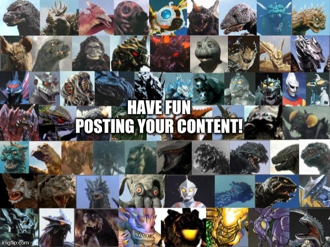Since we just hit 100 followers, I'm reposting the first ever image on this stream to celebrate how far we have come | image tagged in godzilla,thank you | made w/ Imgflip meme maker
