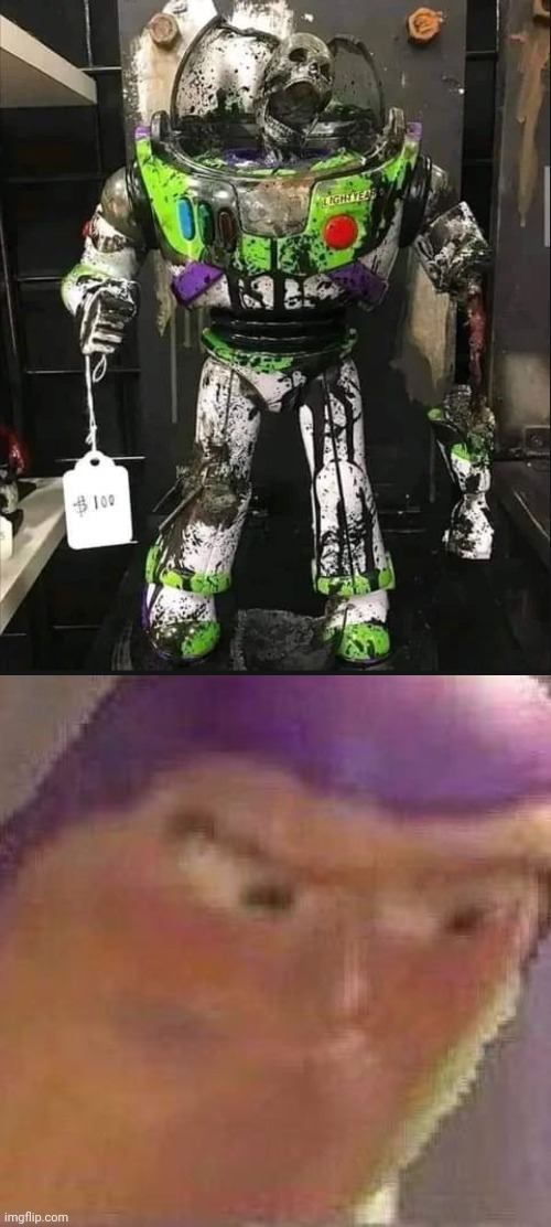 Cursed Buzz Lightyear | image tagged in buzz lightyear hmm without hmm,buzz lightyear,memes,meme,cursed image,cursed | made w/ Imgflip meme maker