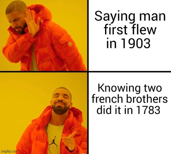 Montgolfiers | image tagged in history memes | made w/ Imgflip meme maker