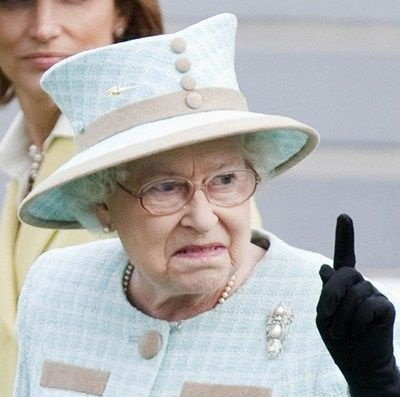 High Quality Angry queen Elizabeth Blank Meme Template