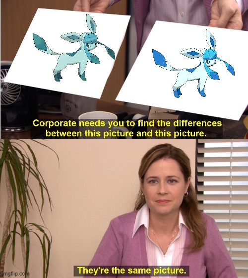 no difference in the shiny | image tagged in memes,they're the same picture | made w/ Imgflip meme maker
