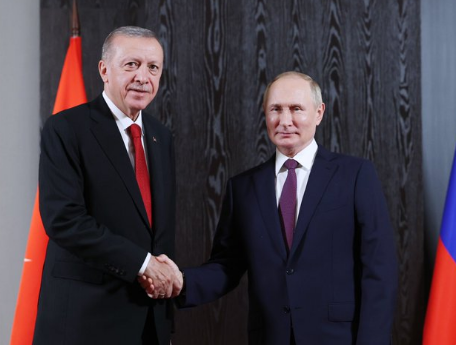 High Quality Erdogan and Putin Blank Meme Template