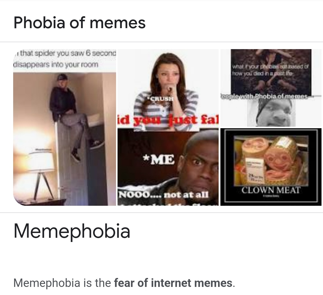 You got memephobia Blank Meme Template