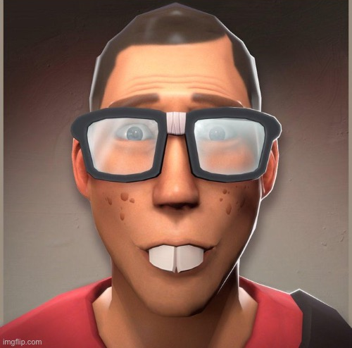High Quality scout nerd Blank Meme Template