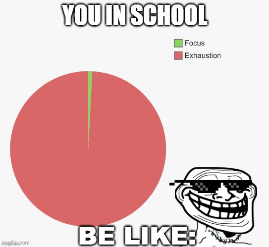 YOU IN SCHOOL; BE LIKE: | made w/ Imgflip meme maker