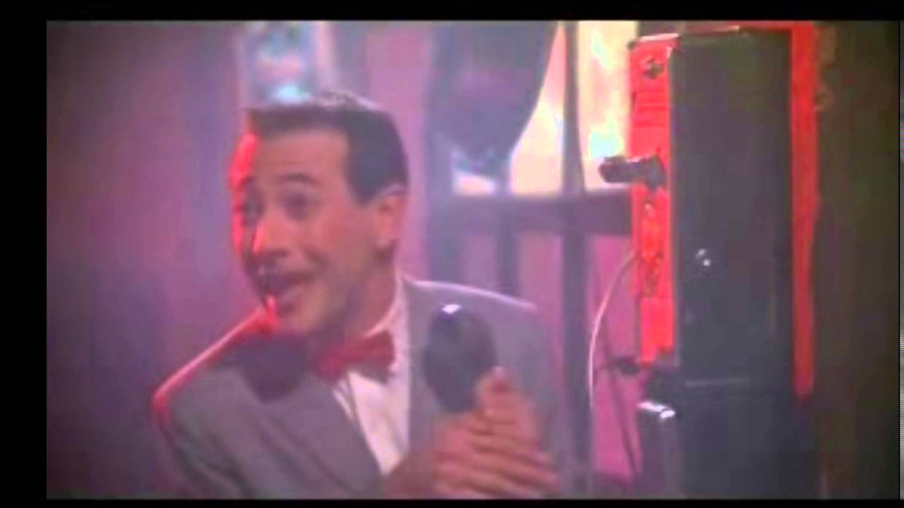 pee-wee i'm trying to use the phone! Blank Meme Template