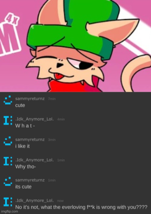 Ayo- [Keep in mind what I still blocked him] | image tagged in idk,stuff,s o u p,carck | made w/ Imgflip meme maker