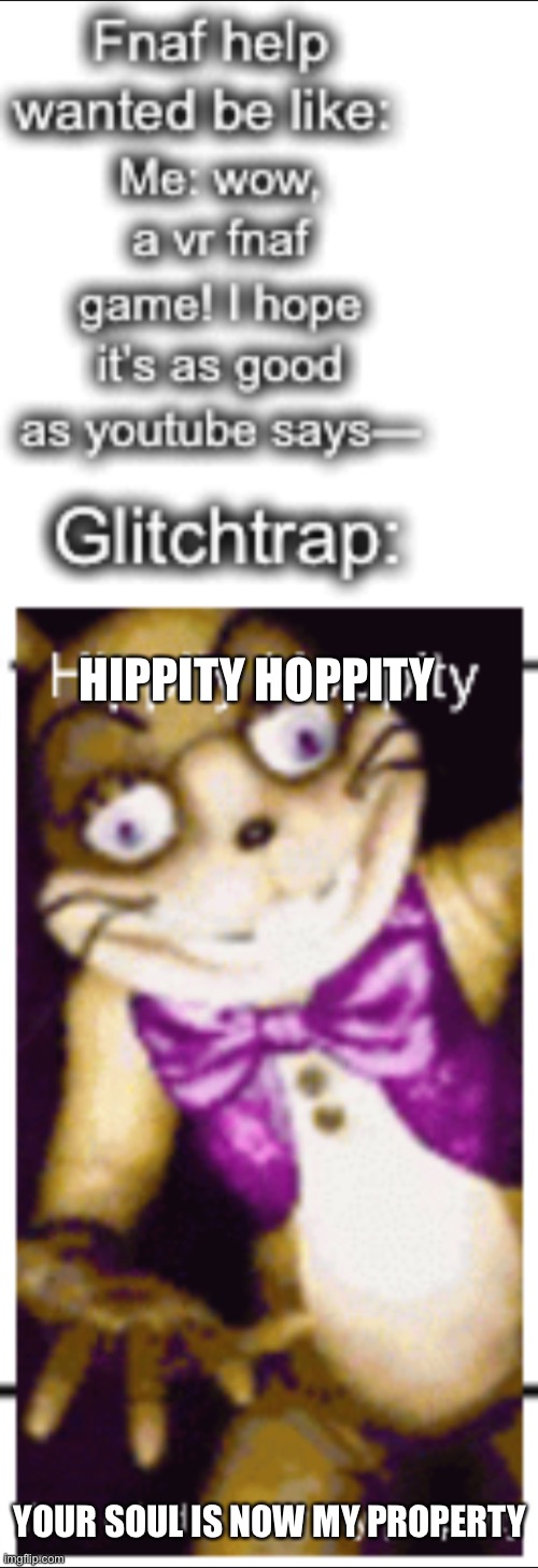 Glitchtrap Fnaf Vr help wanted (Repost cuz the other one had a