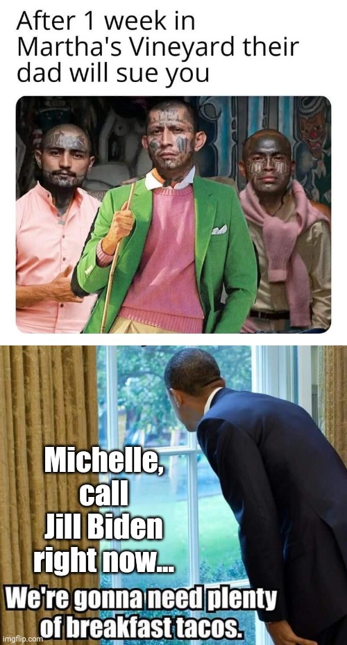 Get off Dingle Barry's lawn | Michelle, call Jill Biden right now... | image tagged in barack obama | made w/ Imgflip meme maker
