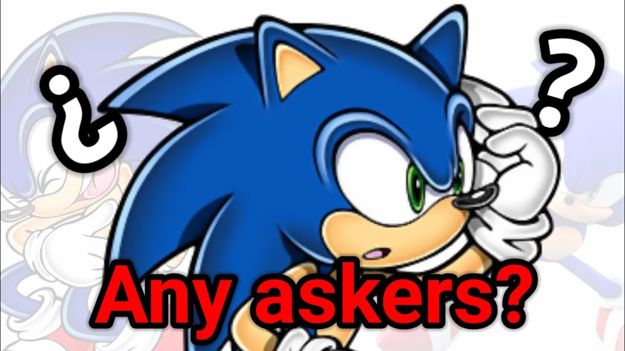 Sonic tries to find the person who asked Blank Meme Template