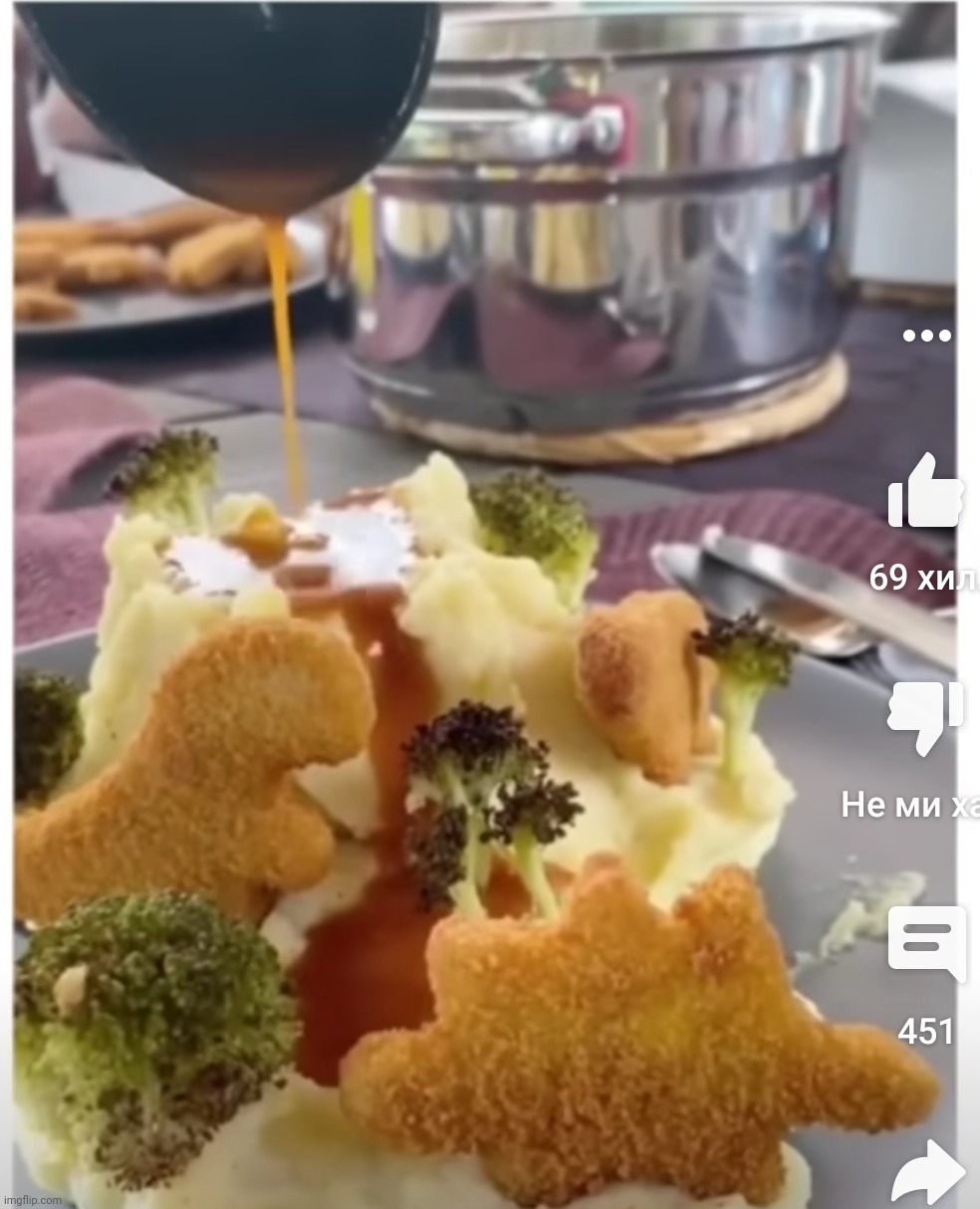 Dino Food Art | image tagged in food,dinosaur,dinosaurs,dino,tasty,delicious | made w/ Imgflip meme maker