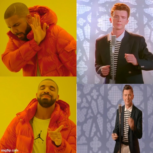 Another rickroll meme | image tagged in rickroll,rick astley,never gonna give you up,rickroll 2022,2022 rickroll,you know the rules and so do i | made w/ Imgflip meme maker