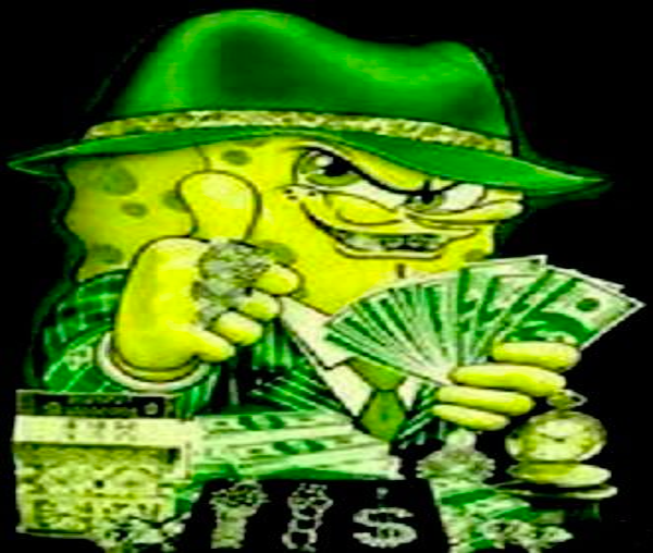 High Quality Gangster Spongebob Blank Meme Template