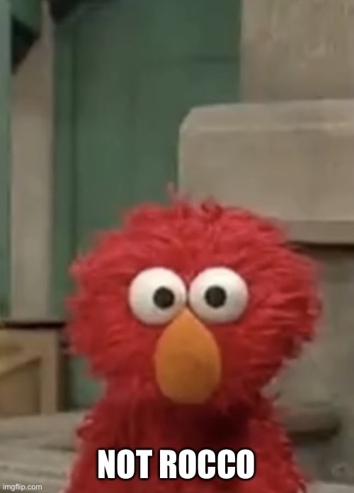 Elmo | NOT ROCCO | image tagged in elmo | made w/ Imgflip meme maker