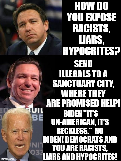No Biden! Democrats and you are racists, liars and hypocrites! | BIDEN "IT’S UN-AMERICAN, IT’S RECKLESS."  NO BIDEN! DEMOCRATS AND YOU ARE RACISTS, LIARS AND HYPOCRITES! | image tagged in racists,morons,idiots,hypocrites,this is the taste of a liar,the lowest scum in history | made w/ Imgflip meme maker