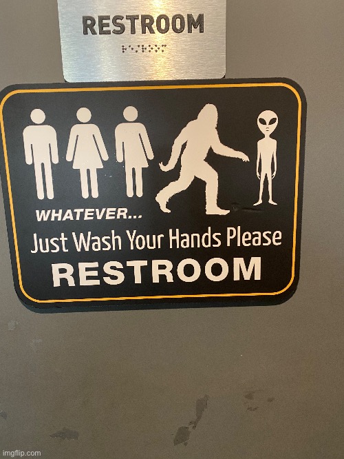 Saw this at a bar | image tagged in transgender bathroom,gender | made w/ Imgflip meme maker