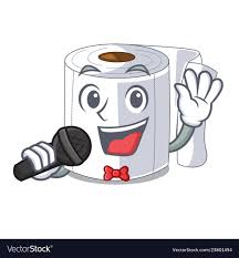 Singing toilet paper Blank Meme Template